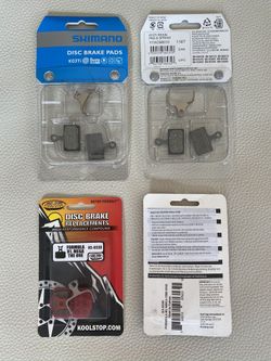 Brzdové desky Shimano a Formula