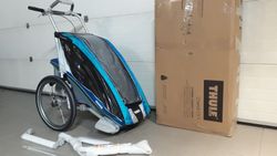 NOVY Thule Chariot CX blue disc + cykloset