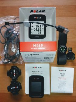 komplet GPS computer POLAR M460 + optický snímač tepové frekvence POLAR OH1