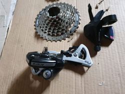 nová nejetá sada shimano acera