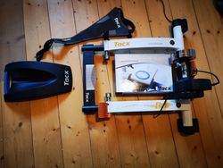 Tacx Flow + Virtual reality