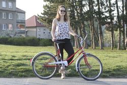 Krásné nablýskané retro kolo Velamos Super Deluxe