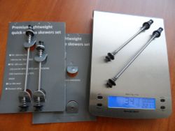 Ultralehké titanové upínáky 34g