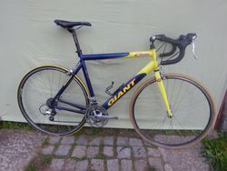 Giant vel. 55,5, Shimano Sora, kola Mavic, Velmi dobrý stav!!!