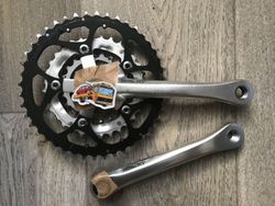 Kliky Shimano Deore XT FC-M737, 175mm, 22-32-44, hezký stav