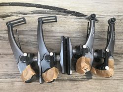 Brzdy Shimano Deore XTR typ BR-M951, V-brake, Originální špalky