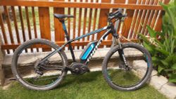 Ghost Teru 4 e-bike barva černo/modro/bílá velikost rámu M, 1x9 Shimano Deore