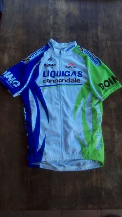 3 pánské resp. juniorské sety (dres a kalhoty) vel. S (Cannondale, Trek...)
