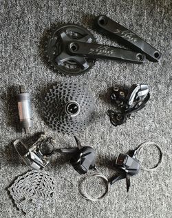 Sada Shimano + Sram Stout kliky 2x9
