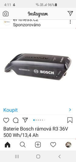 Baterie Bosch 500Wh