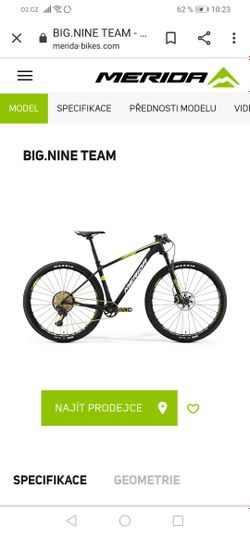 MTB Merida Big.Nine Team 2019/2020