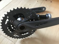 Shimano kliky Alivio FC-M4050, 22-30-40T, 9s, s ložisky