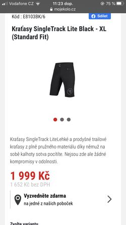 Endura singletrack lite XL