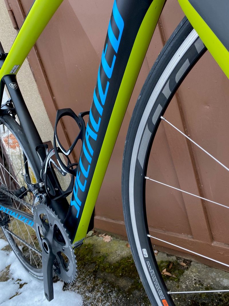 Specialized Tarmac Comp 2015 carbon green cyan