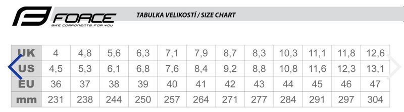 Nové tretry tretry FORCE MTB CRYSTAL ve. 39