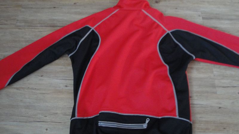 Zimní cyklistická bunda Polednik červená XL