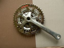 Koupím retro levou kliku ze sady Shimano STX, FC - MC32, 175.mm....