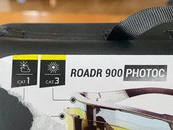 Cyklistické brýle ROADR 900 fotochromatické šedé