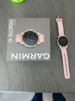GPS hodinky Garmin vivoactive 4S LightGold/Pink