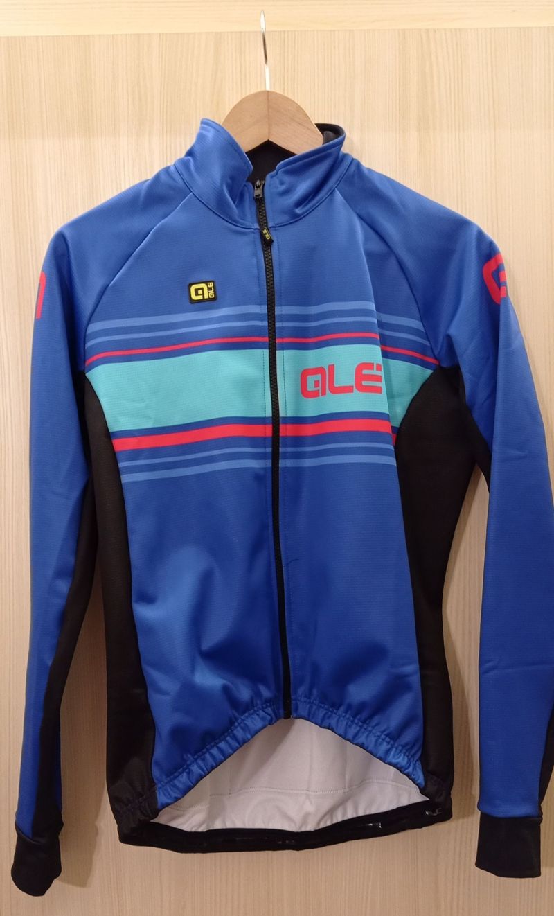 Modrá dámská zimní cyklistická bunda ALÉ Sinuosa vel. L