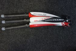 silniční vidlice Cannondale celokarbonové.