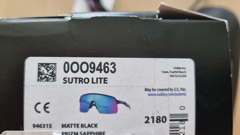 Brýle Oakley - SUTRO LITE - MATTE BLACK - Prizm sapphire
