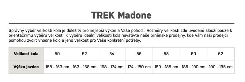 Sleva -15% na NOVÉ silniční Trek Madone SLR 7 model 2022 velikost 56