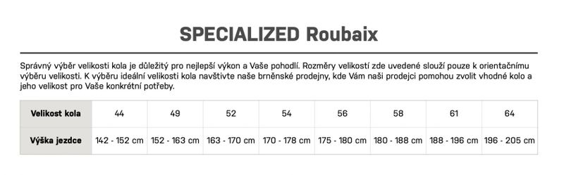 Sleva -8% na NOVÉ silniční Specialized Specialized Roubaix Sport velikost 58