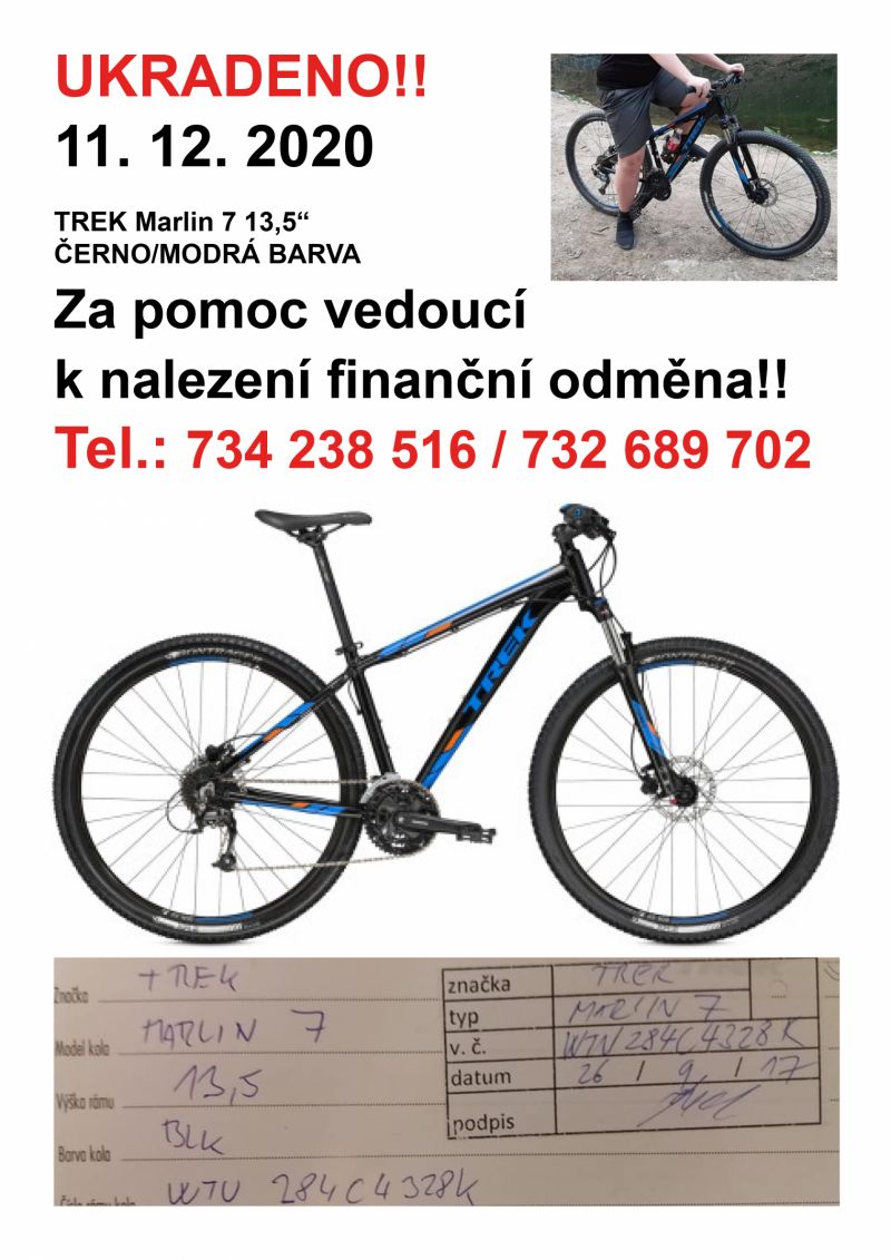 TREK Marlin 7 - 13,5" - černo modré