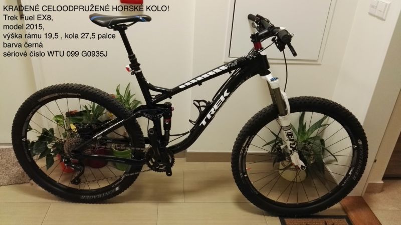 Celoodpružené pánské horské kolo Trek Fuel EX8