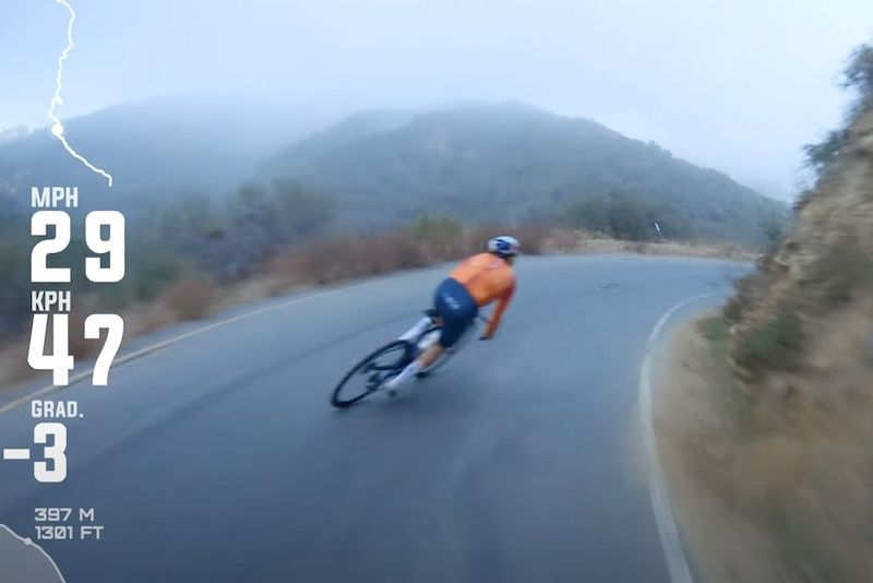 Tom Pidcock a šílený sjezd nad Los Angeles
